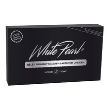 White Pearl Whitening Strips - Bělicí proužky na zuby s aktivním uhlíkem 