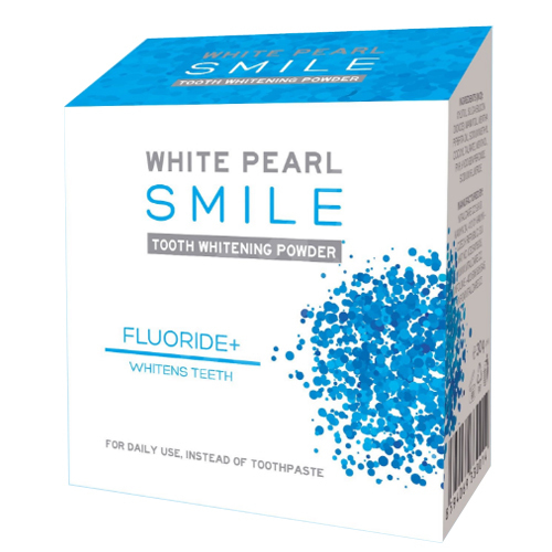 Bieliace zubné púder SMILE Fluór +