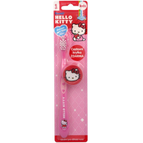 Kids Hello Kitty Toothbrush - Zubní kartáček s krytkou