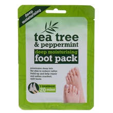 Tea Tree & Peppermint Deep Moisturising Foot Pack - Starostlivosť o nohy pre hydratáciu chodidiel