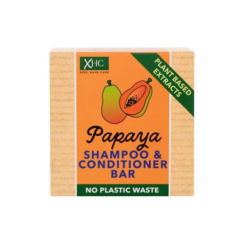 Papaya Shampoo & Conditioner Bar - Tuhý šampon a kondicionér na vlasy 2v1 60 g