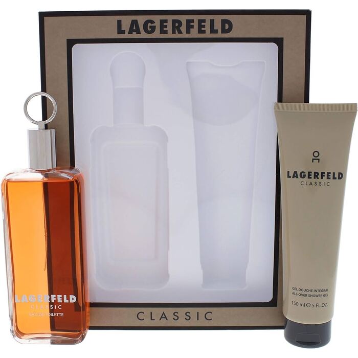 Lagerfeld Classic Dárková sada pánská toaletní voda 150 ml a sprchový gel 150 ml