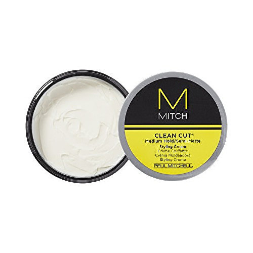 Mitch Clean Cut Medium Hold Semi-Matte - Stylingový krém pro polomatný vzhled vlasů 