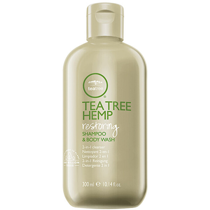 Paul Mitchell Tea Tree Hemp Restoring Shampoo & Body Wash - Obnovující konopný šampon a sprchový gel 2 v 1 300 ml
