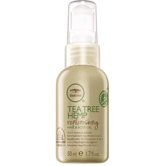 Paul Mitchell Tea Tree Hemp Replenishing Hair & Body Oil - Hydratační konopný olej na vlasy a tělo 2 v 1 50 ml