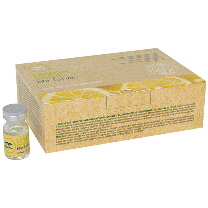Paul Mitchell Tea Tree Keravis & Lemon-Sage Hair Lotion ( 12 x 6 ml ) - Pečující kúra pro objem vlasů 72 ml