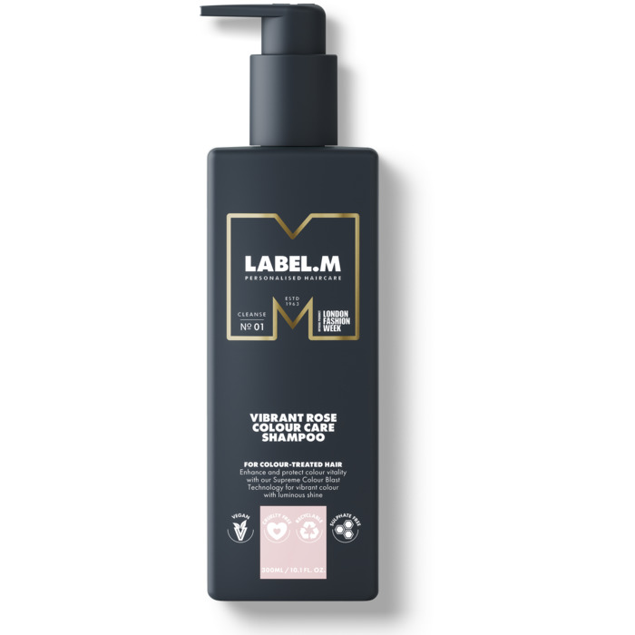 Label.m Vibrant Rose Colour Care Shampoo - Šampon pro barvené vlasy 300 ml