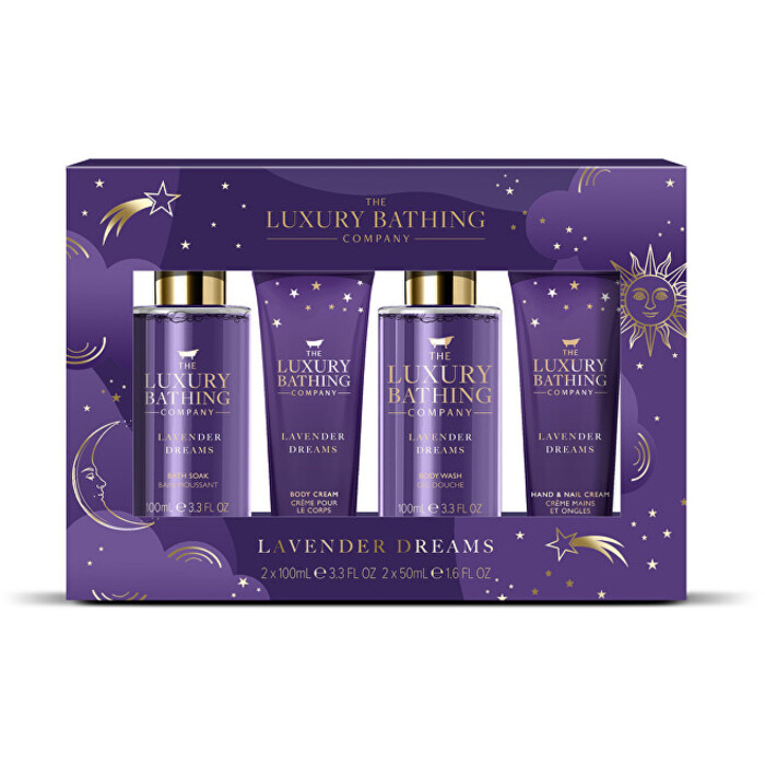 Luxury Bathing Body Set ( Levanduľa ) - Darčeková sada telovej starostlivosti 
