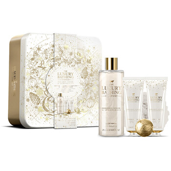 Body Care Set in a Tin ( Bergamot, Zázvor & Lemongrass ) - Dárková sada péče o tělo v plechové dóze
