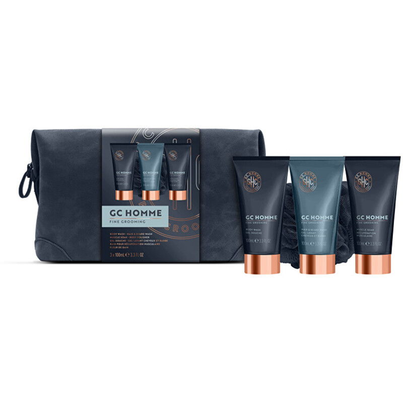 Homme Body Care Bag ( Černý pepř & Mandarinka ) - Dárková sada péče o tělo v kosmetické tašce