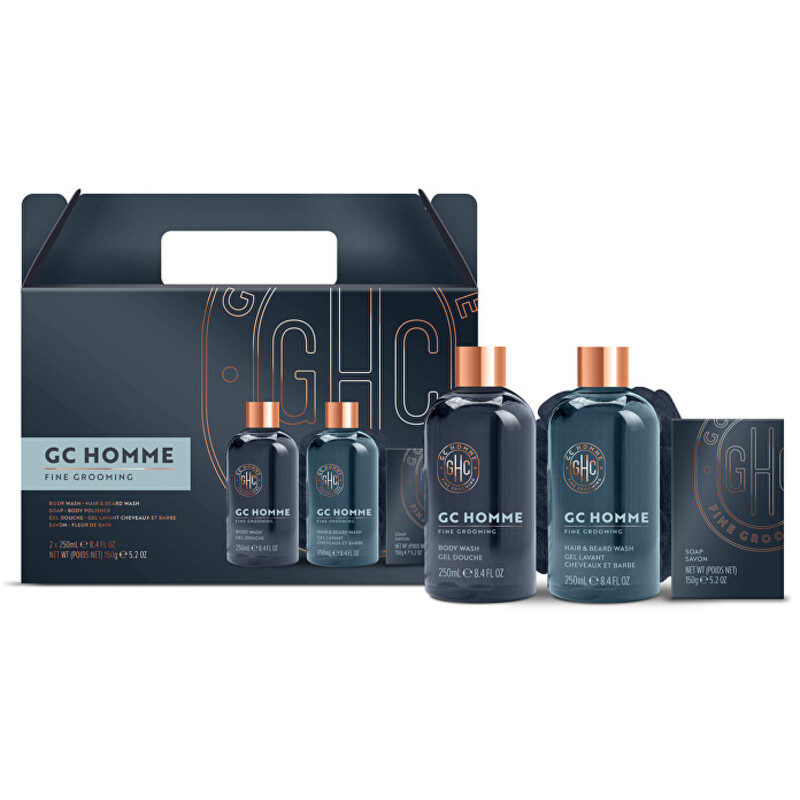 Homme Wash Set ( Černý pepř & Mandarinka ) - Sada tělové péče v dárkové krabičce