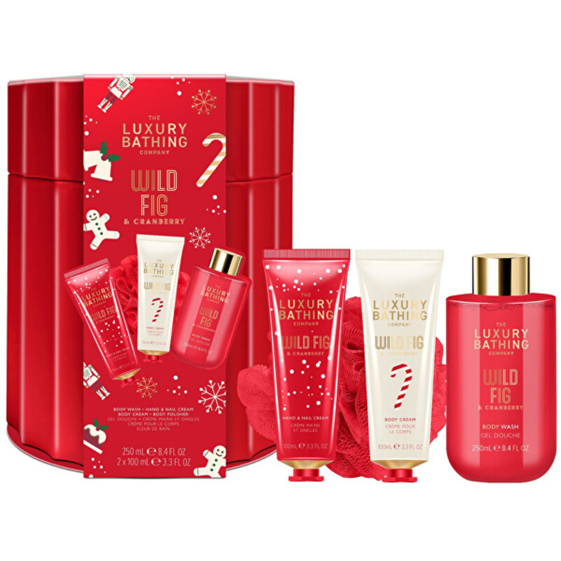 Hand & Body Care Set ( Fík & Brusinka ) - Dárková sada péče o tělo v dóze