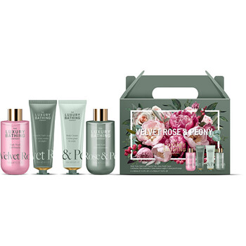 Rose & Peony Body Care Box ( Růže & Pivoňka ) - Dárková sada péče o tělo ( 4 ks )