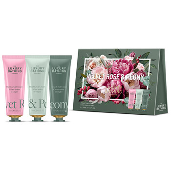Rose & Peony Hand Cream Set ( Růže & Pivoňka ) - Dárková sada krémů na ruce ( 3 ks )