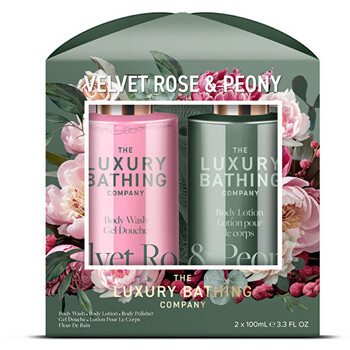 Rose & Peony Body Care Trio ( Růže & Pivoňka ) - Dárková sada péče o tělo ( 3 ks )