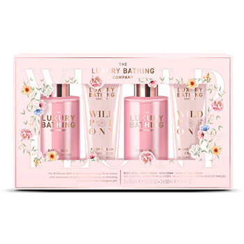 Wild Peony Gift Set ( Pivoňka, Broskev & Malina ) - Dárková sada péče o tělo ( 4 ks )