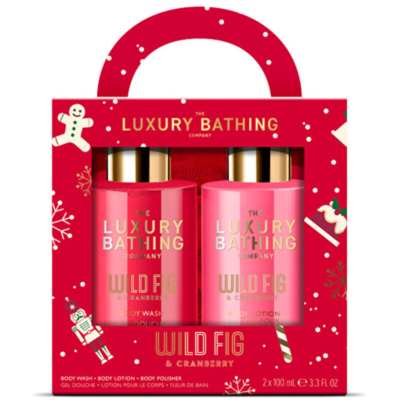 Bath Care Trio ( Fík & Brusinka ) - Dárková sada péče o tělo ( 3 ks )