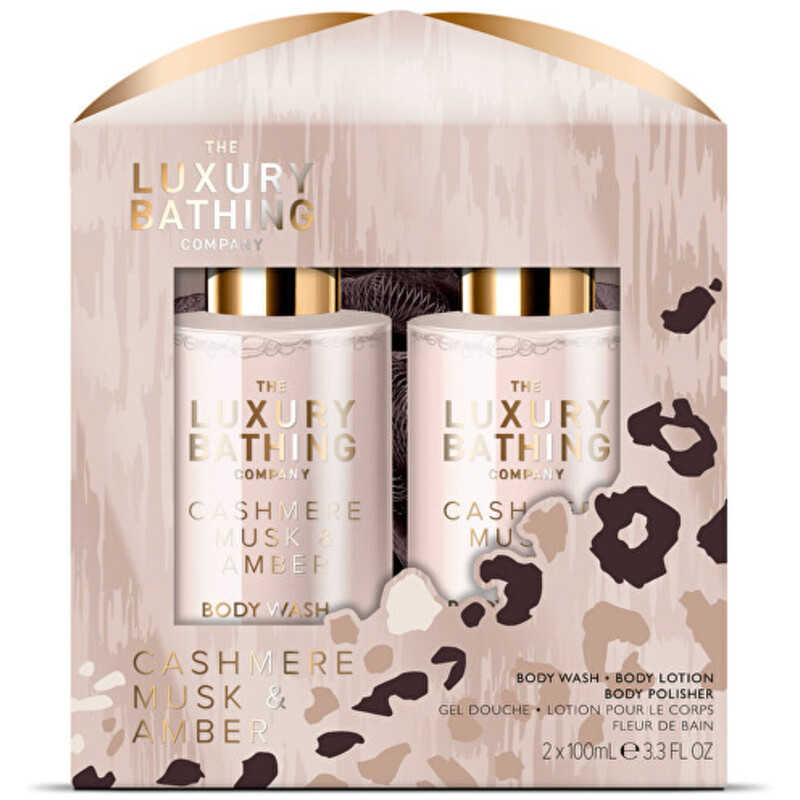 Cashmere Body Care Trio ( Kašmír, Mošus & Ambra ) - Dárková sada tělové péče ( 3 ks )