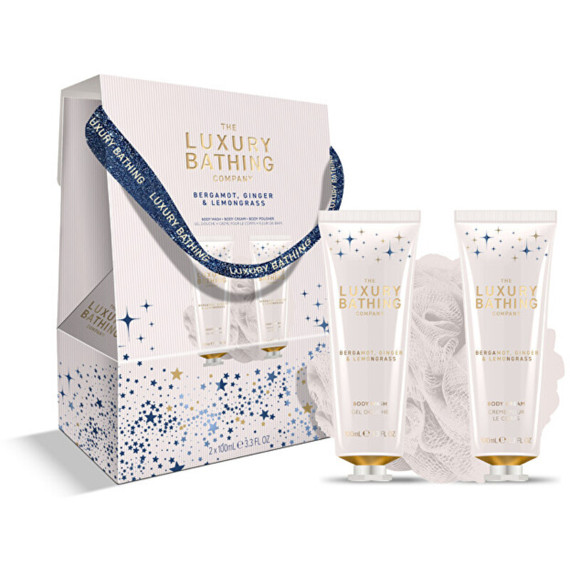 Shower Set Trio ( Bergamot, Zázvor & Lemongrass ) - Dárková sada tělové péče ( 3 ks )