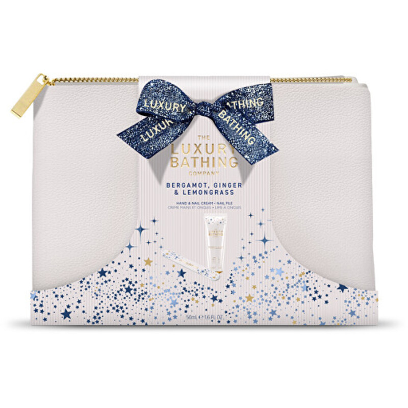 Hand & Nail Care Set ( Bergamot, Zázvor & Lemongrass ) - Dárková sada v taštičce ( 2 ks )