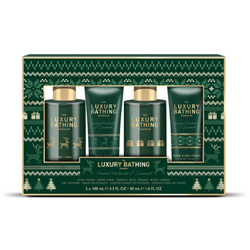 Body Care Gift Set ( Pistácie & Karamel ) - Dárková sada péče o tělo ( 4 ks )