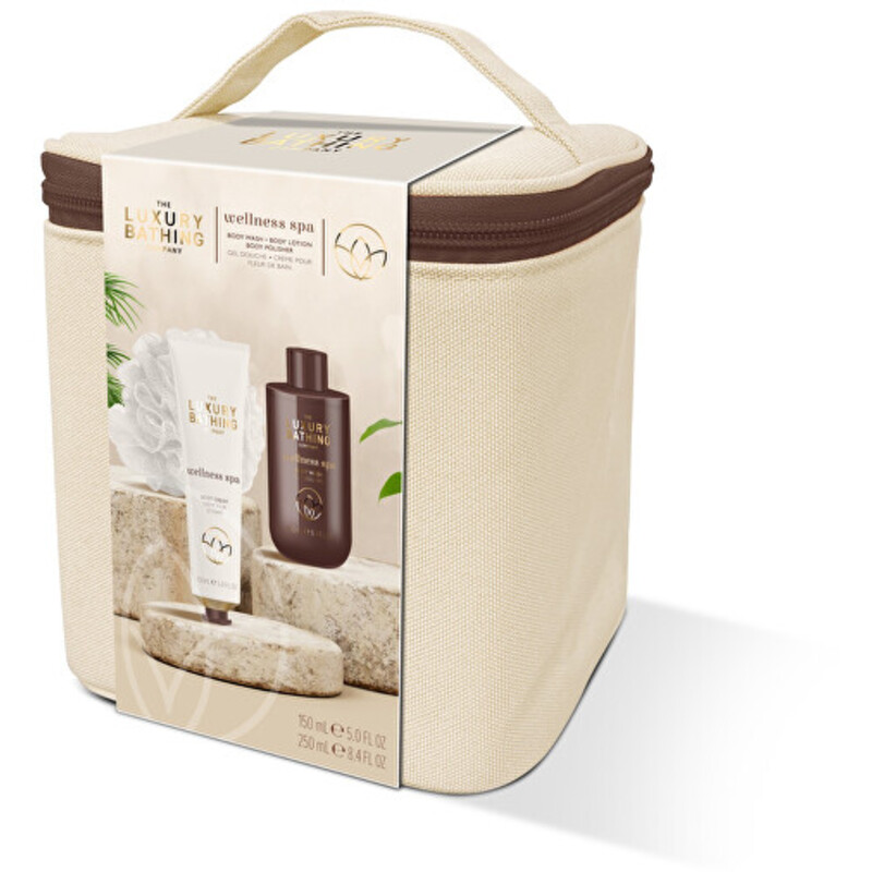 Wellness Spa Gift Set & Bag - Dárková sada v kosmetickém organizéru ( 3 ks )