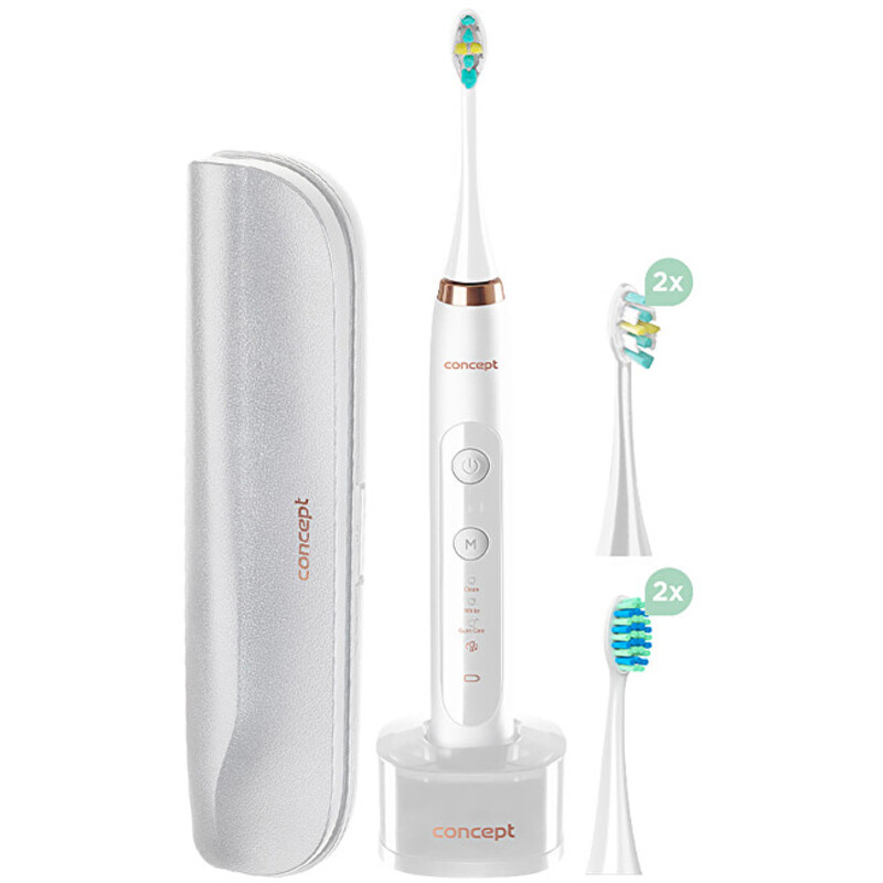 Perfect Smile bílý ZK7010 - Sonický zubní kartáček s cestovním pouzdrem