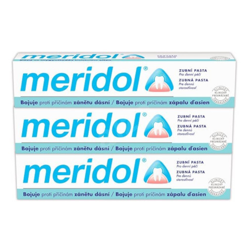 Meridol Tripack Toothpaste ( 3 ks ) - Zubná pasta proti zápalu ďasien