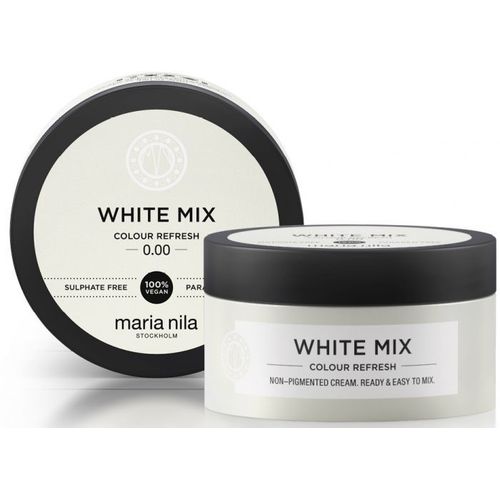 Maria Nila White Colour Refresh Mask - Vyživující maska bez barevných pigmentů k dotvoření pastelových odstínů 100 ml