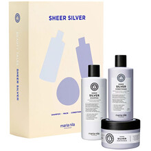Sheer Silver Set - Darčeková sada na neutralizáciu žltých tónov
