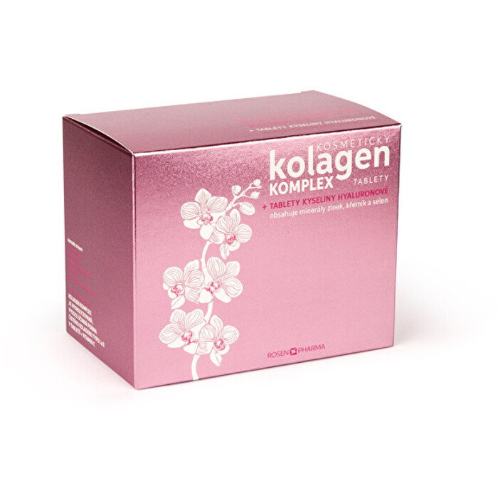 ROSENPHARMA Kosmetický kolagen KOMPLEX 120 tbl. + HA tablety 60 tbl.