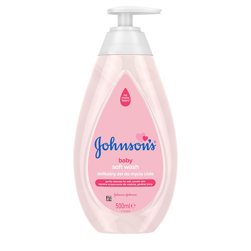 Johnson's Baby Soft Wash - Jemný dětský mycí gel 500 ml