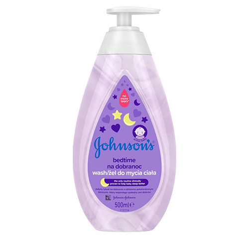 Johnson's Baby Bdámská toaletní vodaime Baby Wash Gel - Mycí gel pro dobré spaní 500 ml