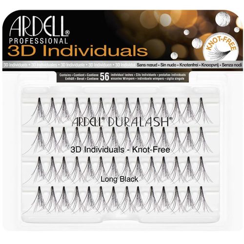 Ardell 3D Individuals Duralash Knot-Free - Umělé řasy 56 ks - Long Black