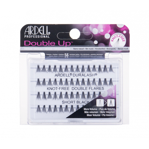 Ardell Double Up Duralash Knot-Free Double Flares Medium Black 56 ks