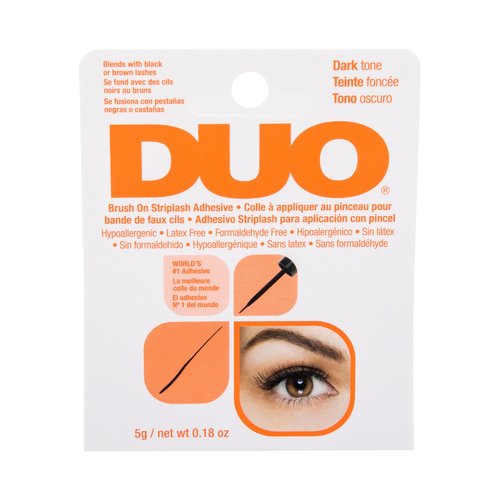 Duo Brush-On Striplash Adhesive Dark Tone - Lepidlo na umělé řasy s dvojitým kartáčkem 5 g