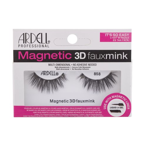 Ardell Magnetic 3D Faux Mink 858 - Magnetické umělé řasy 1 ks - Black