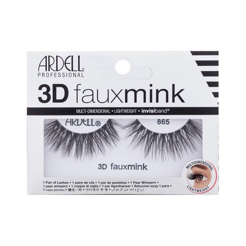 Ardell 3D Faux Mink 865 False Eyelashes - Vícevrstvé umělé řasy - Black