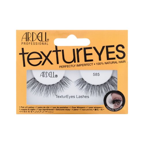 Ardell TexturEyes 585 False Eyelashes - Realistické trojrozměrné umělé řasy - Black