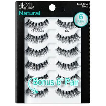 Natural Lashes 6 Pairs 120 - Umělé řasy
