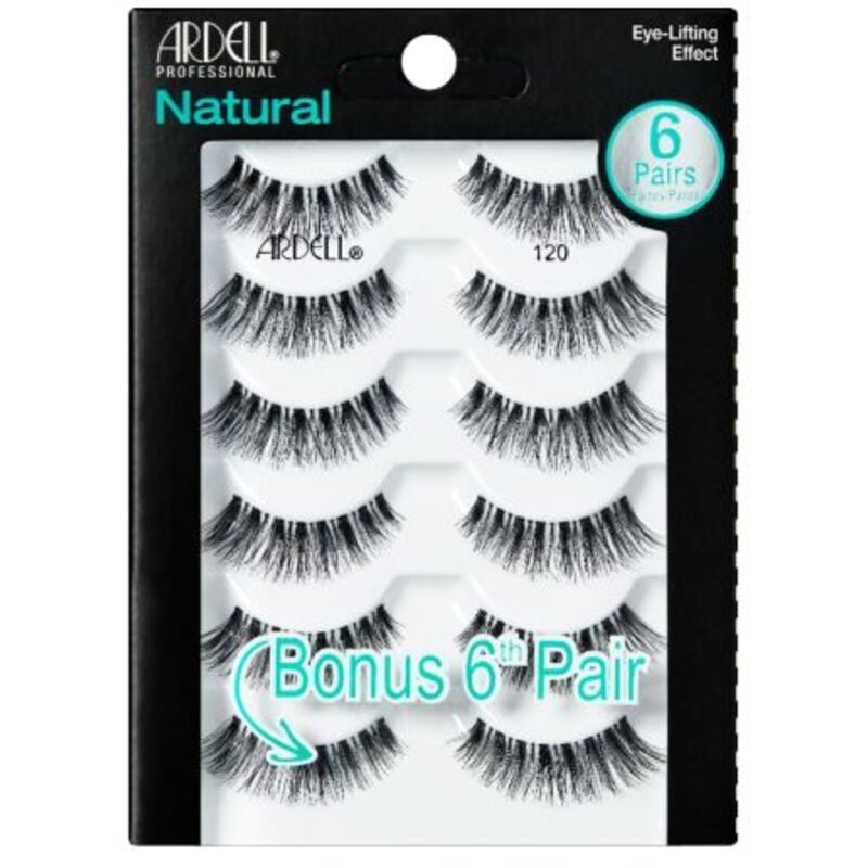 Natural Lashes 6 Pairs 120 - Umělé řasy