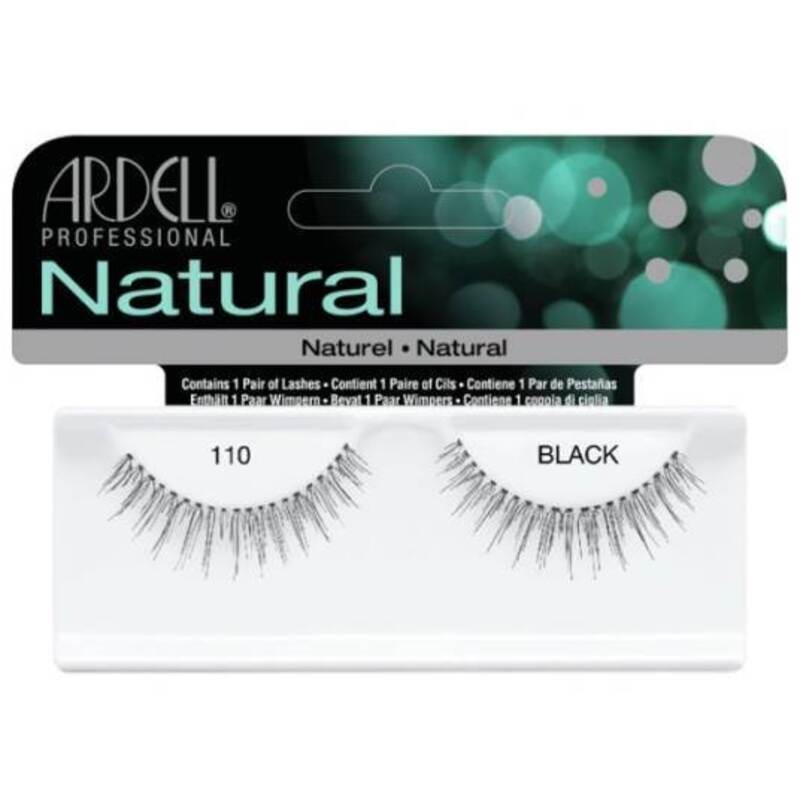 Natural Lashes 110 Black - Nalepovací řasy