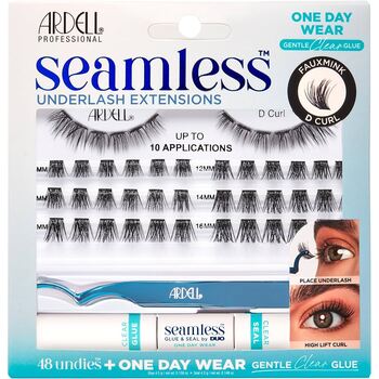Seamless Underlash Extensions Kit Fauxmink D Curl - Doplňovací sada řas