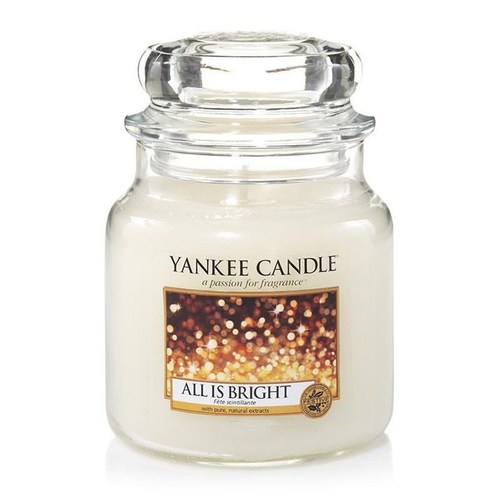 Yankee Candle All Is Bright Candle ( všechno jen září ) - Vonná svíčka 104 g