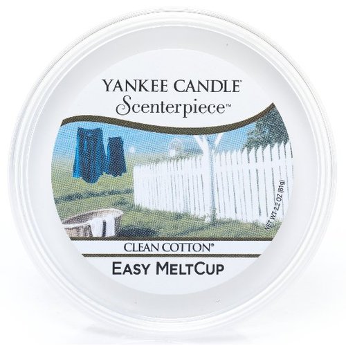 Yankee Candle Clean Cotton Scenterpiece Easy MeltCup ( čistá bavlna ) - Vonný vosk do aromalampy 61 g