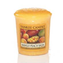 Mango Peach Salsa Candle (mango a broskyňa) - Aromatická votívná sviečka