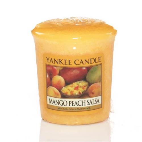 Mango Peach Salsa Candle ( mango a broskev ) - Aromatická votivní svíčka