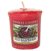 Red Raspberry Candle (maliny) - Aromatická votívna sviečka