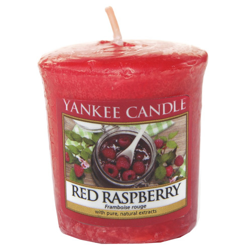 Red Raspberry Candle ( maliny ) - Aromatická votivní svíčka