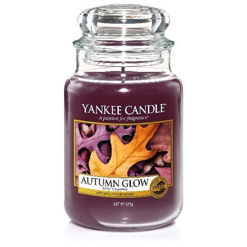 Yankee Candle Autumn Glow Candle ( zářivý podzim ) - Vonná svíčka 104 g